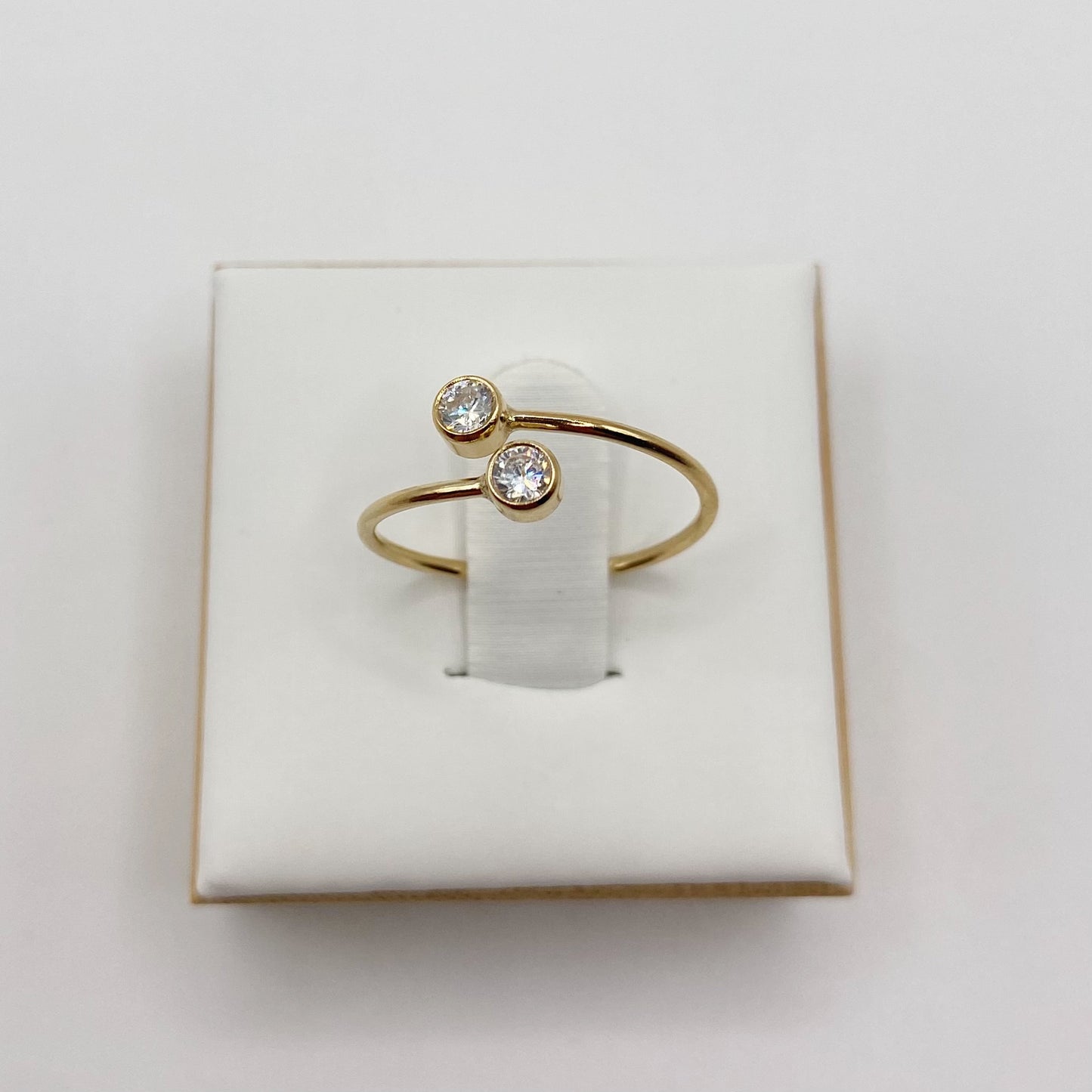 PROMESSE - Bague réglable oxydes de zirconium